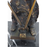 Rzeźba hutnika, brąz, 2 poł. XX wieku